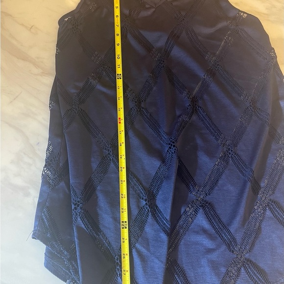 Alexa & Stella Women’s Plus Size 1X Blue Sleeveless Swim Cover Up Pullover - Picture 6 of 6